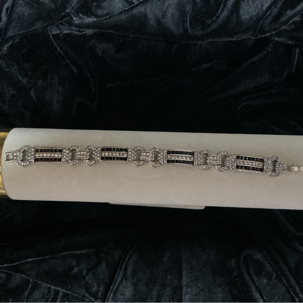 MMA by Ciner Antique Silver Toned Bracelet